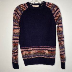 YMC You Must Create Fair Isle Style Sweater